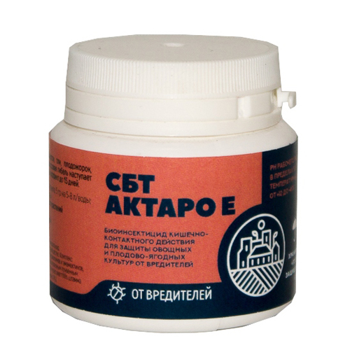 Актаро Е 30г от совки паутинный клещ